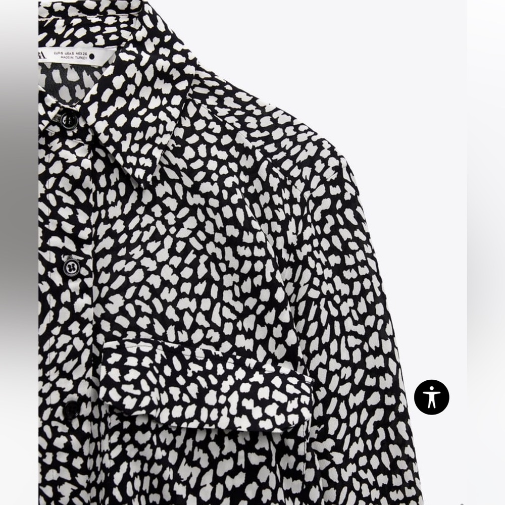 POCKET PRINT BLOUSE - Picture 4 of 4